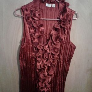 Plus size dressy ruffledtop